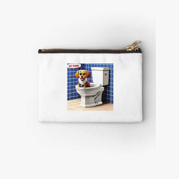Item preview, Funny animated dog in toilet designed and sold by masteriven.