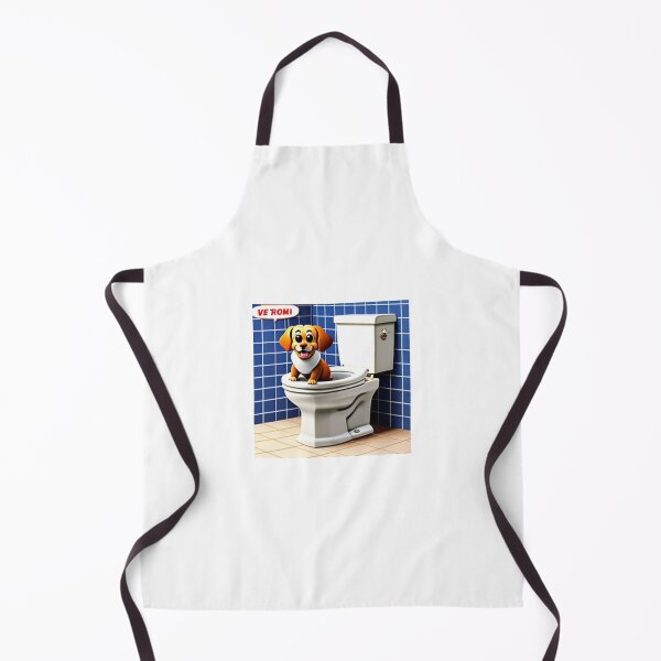 Item preview, Funny animated dog in toilet designed and sold by masteriven.