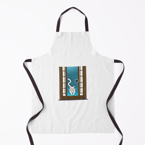 Item preview, Funny animated cat crashing on transparent door designed and sold by masteriven.