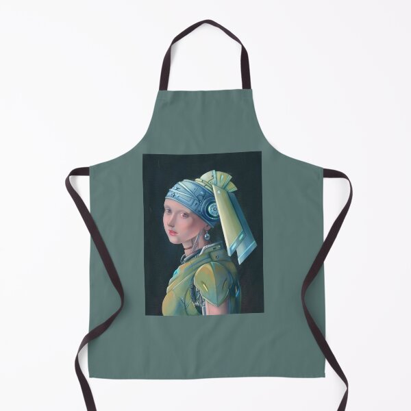 Item preview, Cyborg Girl with a Pearl Earring. designed and sold by Nongning-109.