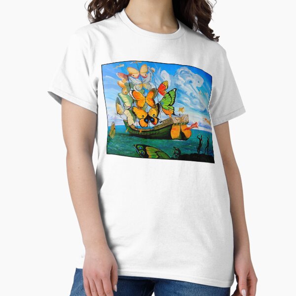 Item preview, BUTTERFLY SHIP : Vintage Abstract Painting Print designed and sold by posterbobs.
