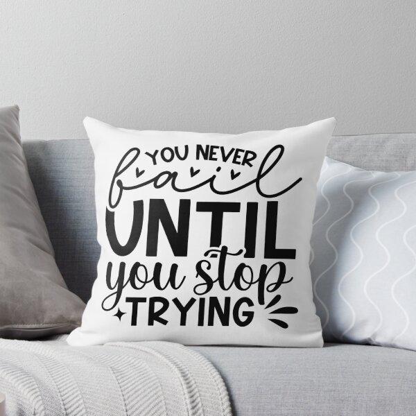 Item preview, You Never Fail Until You Stop Trying designed and sold by GumStickers.