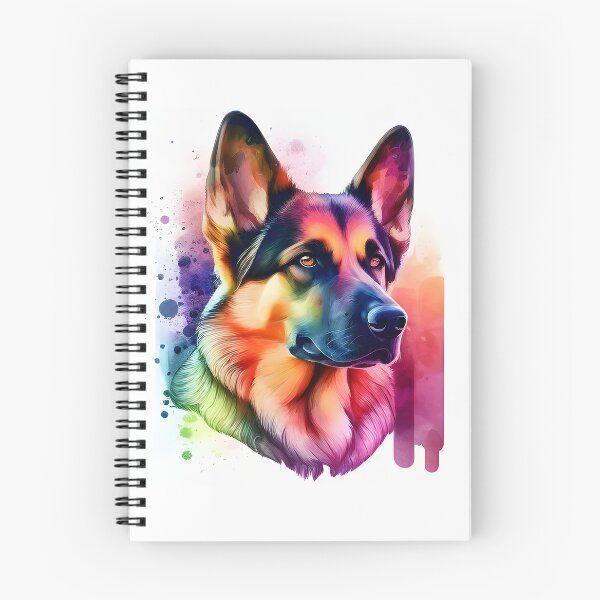 Item preview, Watercolor German Sheppard Portrait designed and sold by kwillhoite.