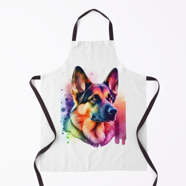 Item preview, Watercolor German Sheppard Portrait designed and sold by kwillhoite.