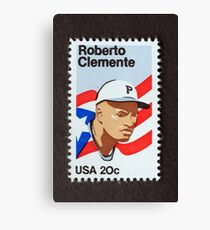 1984 20¢ Roberto Clemente Postage Stamp Canvas Print