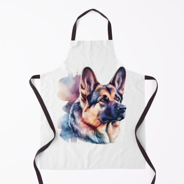 Item preview, Watercolor German Sheppard Portrait designed and sold by kwillhoite.