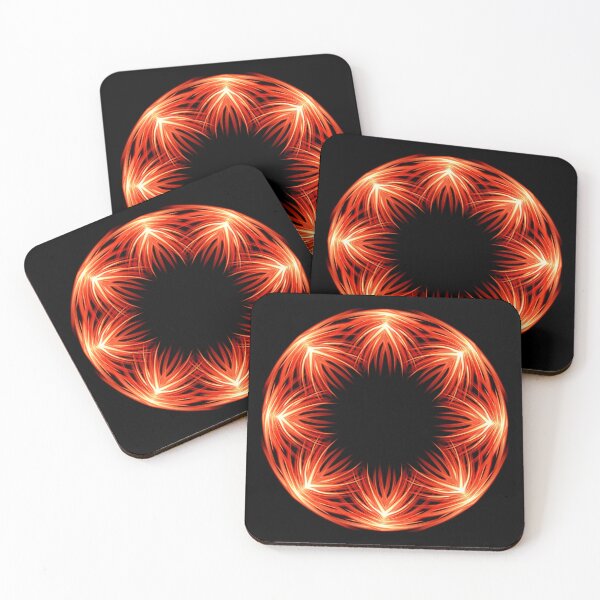 Item preview, red mandala designed and sold by Meo Design.