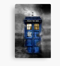 Haunted Police Phone Box Canvas Print