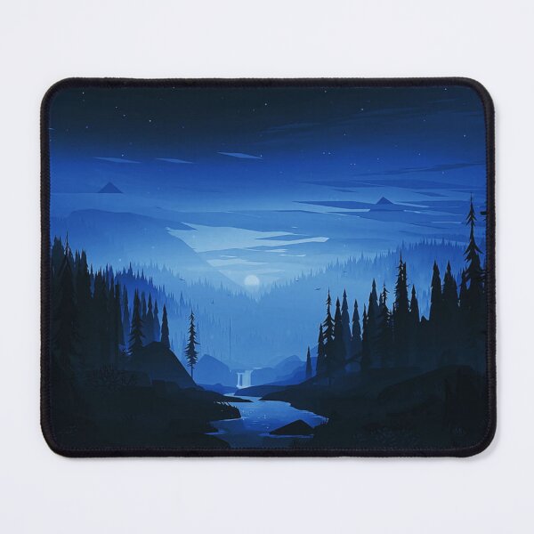 Item preview, Night Blue in the forest designed and sold by federicousai.