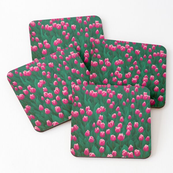 Item preview, Blossoming Beauty - Pink Tulip Meadow Art designed and sold by pinimgart.
