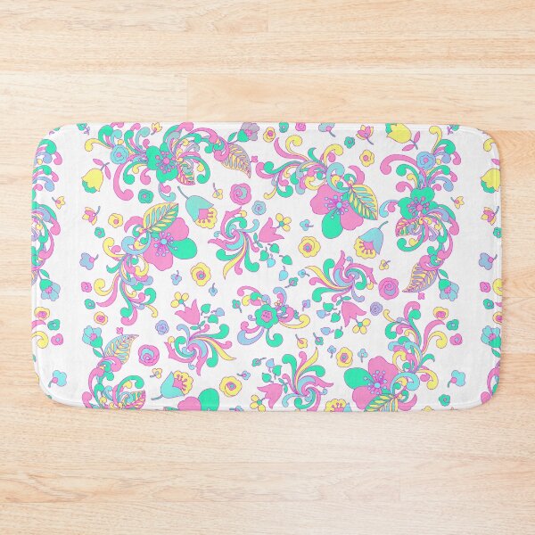 Item preview, Pastel Clean Girl retro Graphic Flower Pattern designed and sold by NPrintsDesign.