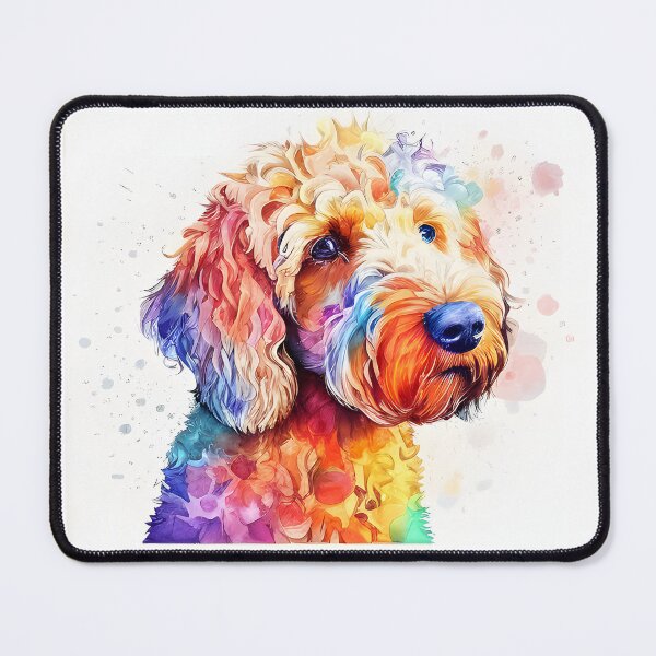Item preview, Watercolor Golden Doodle Portrait designed and sold by kwillhoite.