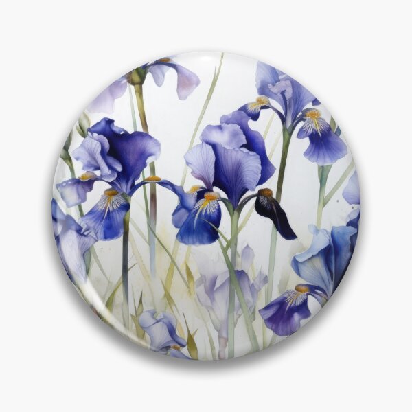 Item preview, Blue Irises  designed and sold by Vanover Designs.