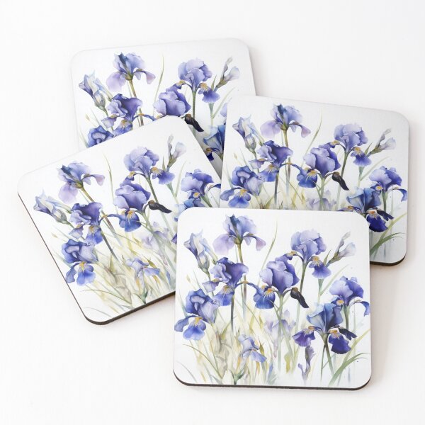 Item preview, Blue Irises  designed and sold by Vanover Designs.