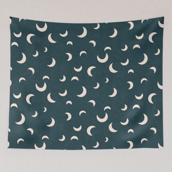 Item preview, Moons - Navy designed and sold by Searay-Art-Co.