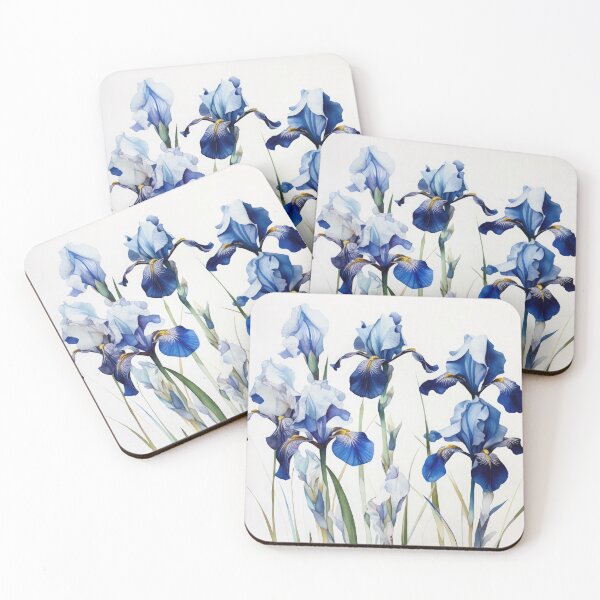 Item preview, Blue Irises  designed and sold by Vanover Designs.