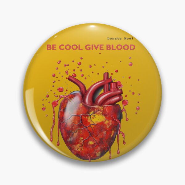 Artikelvorschau, Seien Sie cool geben Sie Blut retten Leben-Spenden-Aufkleber entworfen und verkauft von TheCreativeFab.