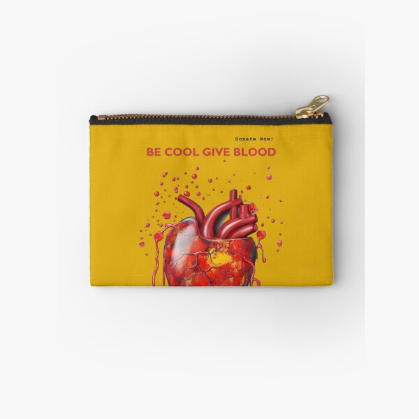 Item preview, Be Cool Give Blood Save Lives Donation Sticker designed and sold by TheCreativeFab.