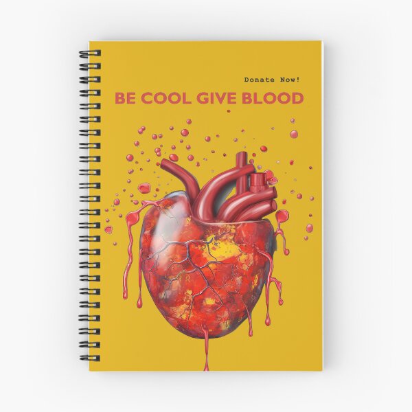 Item preview, Be Cool Give Blood Save Lives Donation Sticker designed and sold by TheCreativeFab.