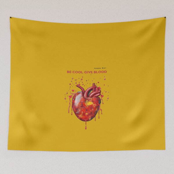 Item preview, Be Cool Give Blood Save Lives Donation Sticker designed and sold by TheCreativeFab.