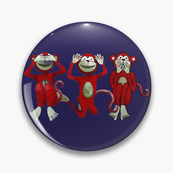 Item preview, Three wise monkeys see hear speak no evil designed and sold by khadijlloyd.