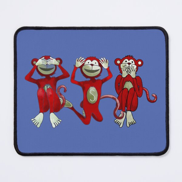 Item preview, Three wise monkeys see hear speak no evil designed and sold by khadijlloyd.