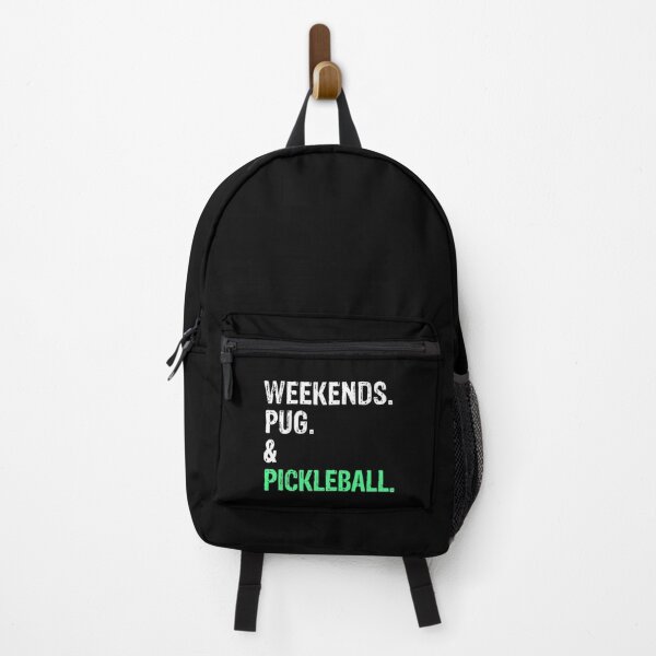 Item preview, Weekends Pug and Pickleball Funny Dog Gift designed and sold by Guarddogdrive.