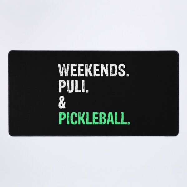 Item preview, Weekends Puli and Pickleball Funny Dog Gift designed and sold by Guarddogdrive.