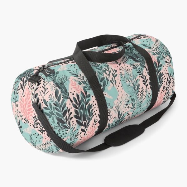 Item preview, Mint and Pink Forest Pattern designed and sold by CinEmmaDesign.