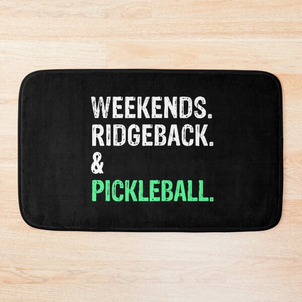 Item preview, Weekends Rhodesian Ridgeback and Pickleball Funny Dog Gift  designed and sold by Guarddogdrive.