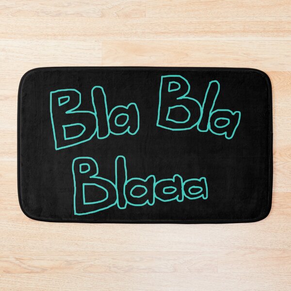 Item preview, Bla bla blaaa (turquoise) designed and sold by Hypnotees.