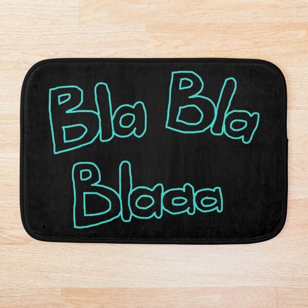 Item preview, Bla bla blaaa (turquesa) designed and sold by Hypnotees.