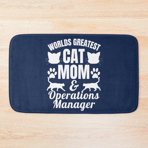 Item preview, Worlds Greatest Cat Mom And Operations Manager | Featuring An Alternative Design On Selected Products designed and sold by McThingummy.