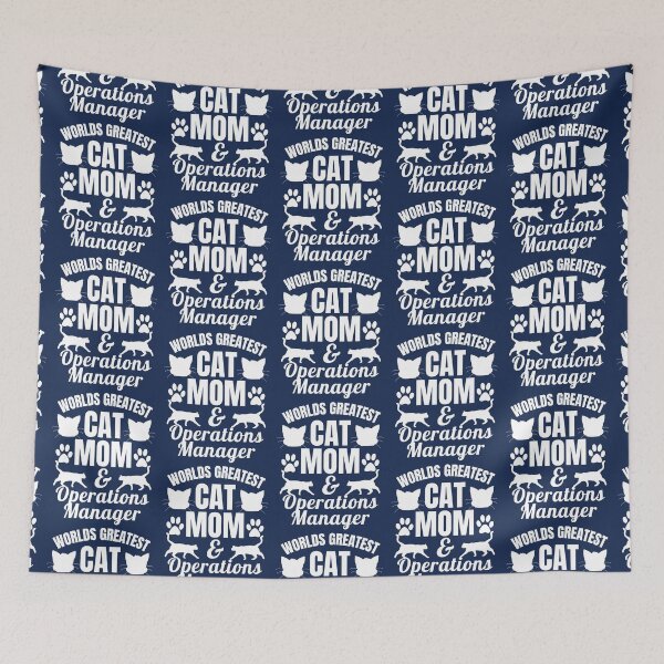 Item preview, Worlds Greatest Cat Mom And Operations Manager | Featuring An Alternative Design On Selected Products designed and sold by McThingummy.