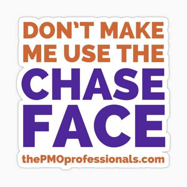 Chase Face Sticker