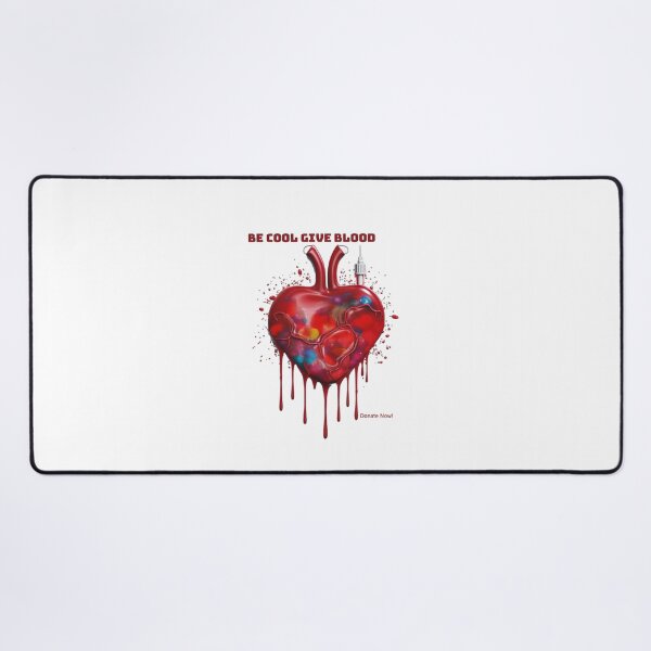 Item preview, Be Cool Give Blood Save Lives Donation Sticker designed and sold by TheCreativeFab.