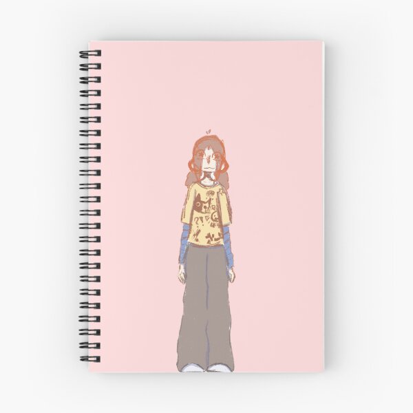 Item preview, Girl with cat t-shirt and grey pants designed and sold by Schnikkies.