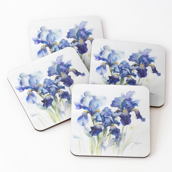 Item preview, Blue Irises  designed and sold by Vanover Designs.