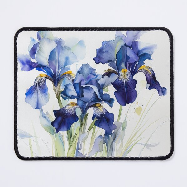 Item preview, Blue Irises  designed and sold by Vanover Designs.
