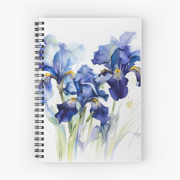 Artikelvorschau, Blaue Schwertlilien entworfen und verkauft von Vanover Designs.