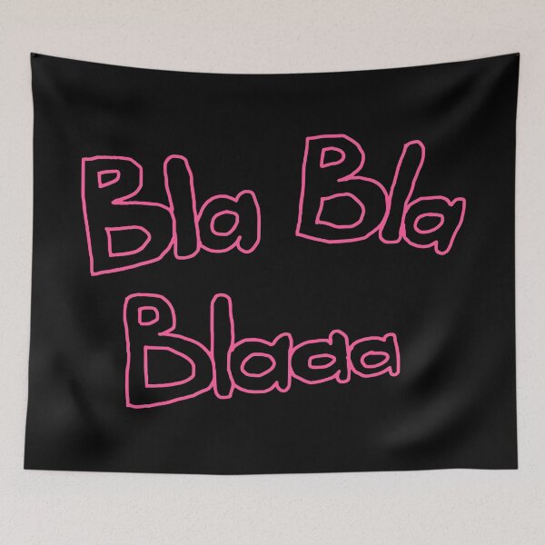 Item preview, Bla bla blaaa (pink) designed and sold by Hypnotees.
