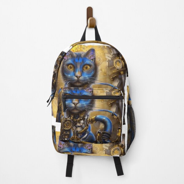 Item preview, Blue Apocalypse Cat designed and sold by Bloomin' Arty Families.