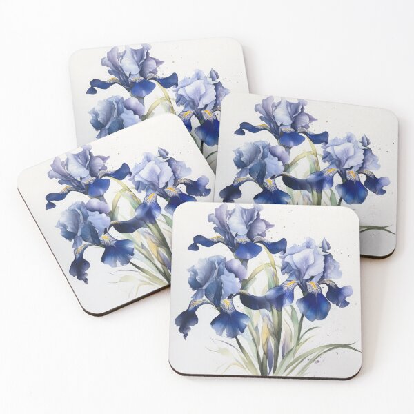 Item preview, Blue Irises  designed and sold by Vanover Designs.