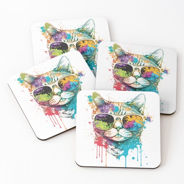Item preview, Cool cat wearing sunglasses designed and sold by 0allthing.