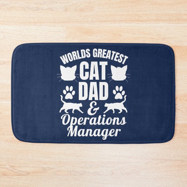 Item preview, Worlds Greatest Cat Dad And Operations Manager | Featuring An Alternative Design On Selected Products designed and sold by McThingummy.