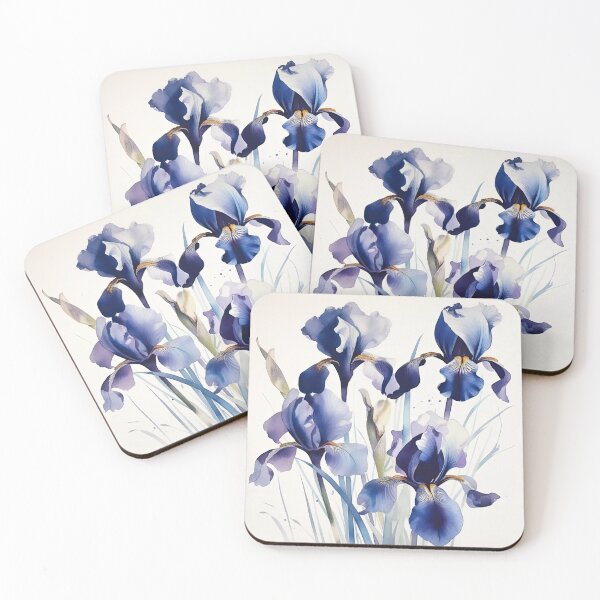 Item preview, Blue Irises  designed and sold by Vanover Designs.