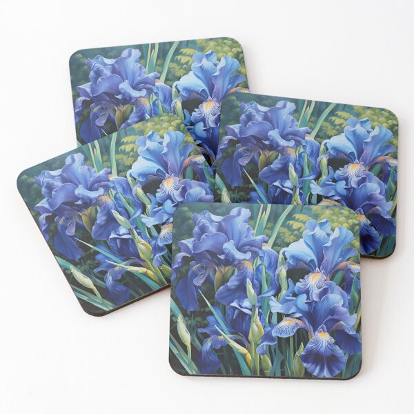 Item preview, Blue Irises  designed and sold by Vanover Designs.