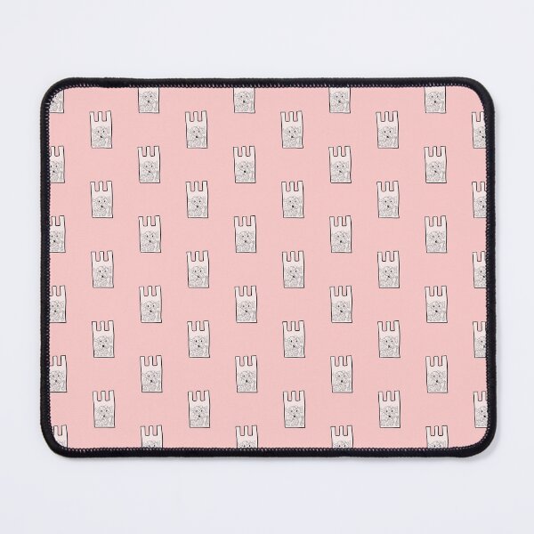 Item preview, Bunny Back, too many thoughts, on pink, little bunny designed and sold by SOFIE in SEOUL.