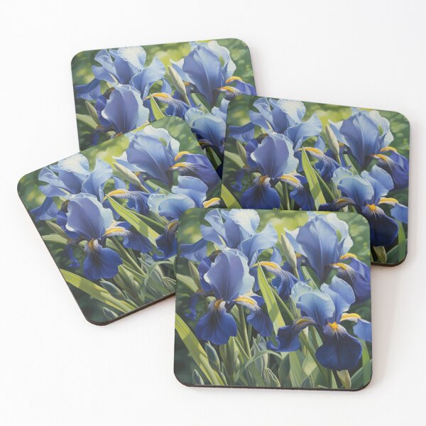 Item preview, Blue Irises  designed and sold by Vanover Designs.