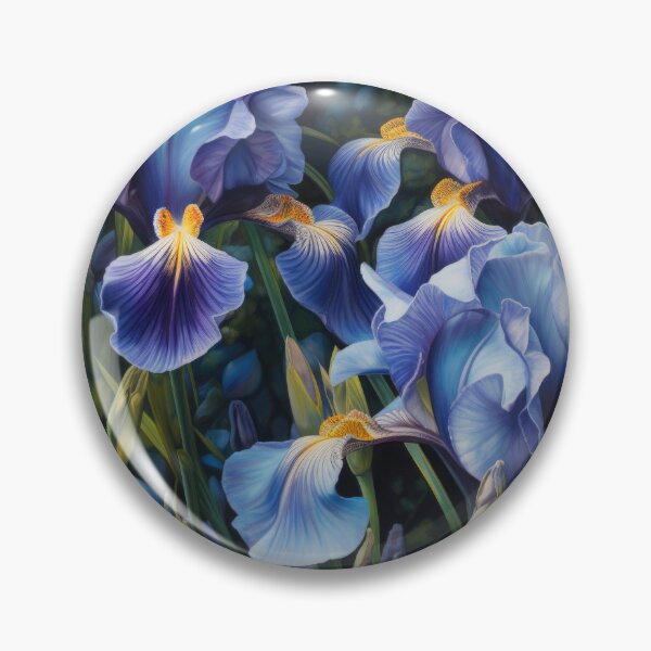 Item preview, Blue Irises  designed and sold by Vanover Designs.